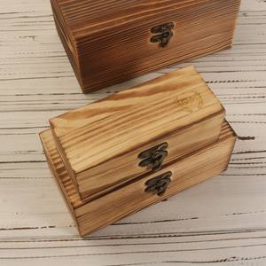 Caja de Joyería de Madera Natural Hecha a Mano con Diseño Clásico, Estuche de Madera Sólida Reutilizable, Contenedor de Almacenamiento Sostenible - Product Image 6
