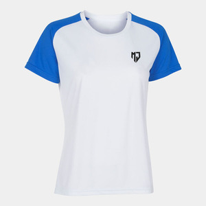 Conjuntos de Uniformes de Baloncesto Blancos y Azul Rey para Mujer, Manga Corta, Secado Rápido, Transpirables, 100% Poliéster, Ropa Deportiva para Equipos - Product Image 1