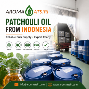Huile de Patchouli AROMA ATSIRI Light 30 100% pure, distillée à la vapeur, d'Indonésie, parfum boisé-encensé, herbacé et sucré, pour l'aromathérapie - Product Image 1