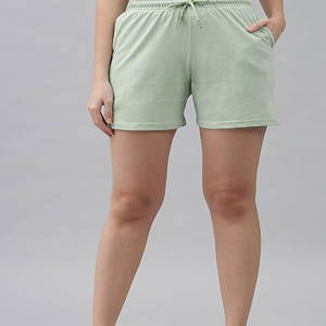 Ensemble décontracté t-shirt et short pour femme en coton 100% respirant et à séchage rapide, vêtements de sport tendance à manches courtes, Pakistan - Product Image 4