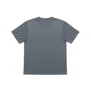 Camiseta Lisa al por Mayor con Cuello Redondo, 100% Algodón Orgánico, Camiseta Deportiva de Manga Corta, Blusas Casuales - Product Image 1