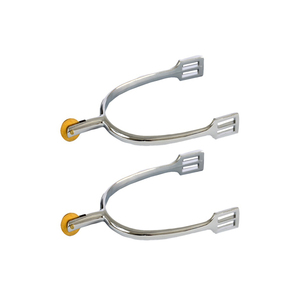 Espuelas de equitación western para principiantes, de acero inoxidable, diseño personalizado, alta calidad, venta al por mayor, personalizadas con OEM - Product Image 2