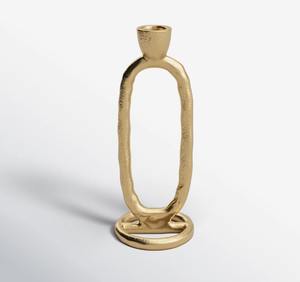 Porte-bougie ovale moderne et élégant pour table, décoration de table à prix avantageux - Product Image 1