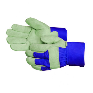 Top Ranked Cowhide Split Leather Working Gloves Heavy Duty Abrasion Resistant Soft & <b>Comfortable</b> Construction Rigger Gloves - Product Image 3