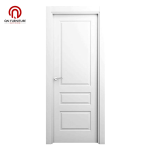 Puertas Interiores de Madera Maciza MDF, Puerta de PVC Moldeado con Película de Madera, Resistente al Calor y al Sonido, Diseño Simple para Interiores de Oficina - Product Image 4