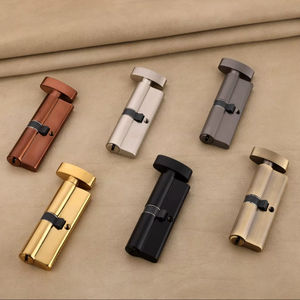 Bouton de meuble cylindrique en laiton premium 100 mm, 1 clé d'un côté, 1 bouton d'un côté, 3 ou 5 ensembles de clés pour hôtels et villas, approvisionnement en gros Inde - Product Image 1