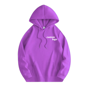 Sweat-shirt à capuche vert pour homme avec logo personnalisé, coupe oversize, décontracté, respirant, en coton tricoté, idéal pour l'automne - Product Image 6
