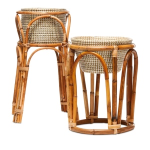 Rattan flower and <b>plant</b> <b>stand</b> luxury decoration center pieces floor tabletop holder for flowers & <b>plants</b> - Product Image 4