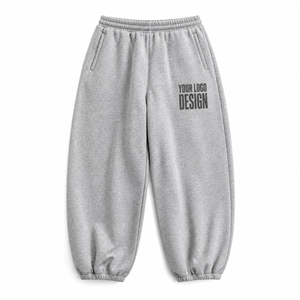 DISTRESSED VINTAGE <b>BAGGY</b> PANTS <b>MEN</b> WASHED WIDE LEG <b>TROUSERS</b> OVERSIZED STREETWEAR LOOSE FIT CUSTOM OEM PRIVATE LABEL - Product Image 1