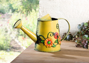 Arrosoir en métal décoratif, pot de fleurs en métal, vase pour plantes d'intérieur et d'extérieur, décoration de jardin, maison, patio, balcon - Product Image 4