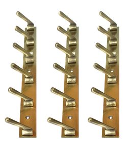 6-Piece Heavy Duty Modern Rustproof Stainless Steel <b>Cloth</b> Hooks for Towel Wall Mounted - Product Image 1