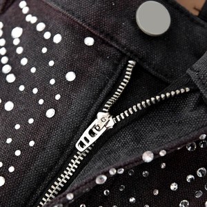 Fully Customized Men Rhinestone Shorts Front <b>Elastic</b> <b>Waist</b> Solid Pattern Breathable Lightweight High Quality Unique Designs - Product Image 5