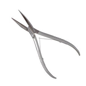 Pince à extensions de cheveux en acier inoxydable, outil d'application pour extensions de cheveux à micro-anneaux, usage en salon - Product Image 3