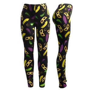 Venta caliente personalizado Floral impreso Yoga desgaste Leggings mujeres gimnasio desgaste sublimación Leggings en venta al por mayor - Product Image 1