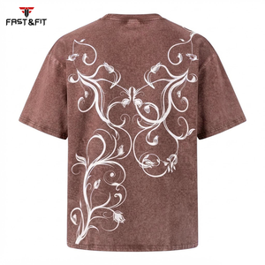2026 High Quality Streetwear Outdoors <b>Acid</b> <b>Wash</b> <b>T</b> <b>Shirt</b> for Men Fitness & Casual Wear Comfortable <b>T</b>-<b>shirt</b> for men - Product Image 2