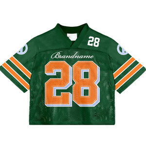 Camiseta de Fútbol Americano Personalizada por Sublimación para Hombre, Diseño Paisley, Malla Transpirable, Uniforme de Equipo con Logotipo OEM, Top Corto, Ropa Urbana - Product Image 2