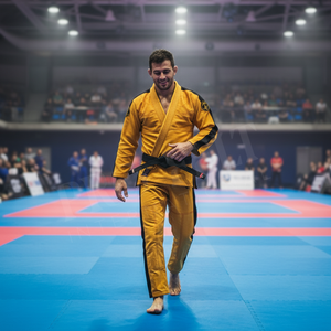 Solid Plain Color Custom Logo Brazilian Jiu Jitsu Uniform BJJ Gi Kimono Lightweight Durable 100% Polyester Martial <b>Arts</b> Uniform - Product Image 3