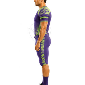 Uniforme de Fútbol Americano Personalizado, Jersey Transpirable de Manga Corta y Pantalones de Alto Rendimiento para Clubes y Academias Deportivas - Product Image 6