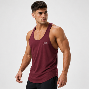 Camiseta sin Mangas de Algodón con Malla Ventilada, Ligera y de Secado Rápido para Fisicoculturismo, Camisetas Deportivas sin Mangas - Product Image 1