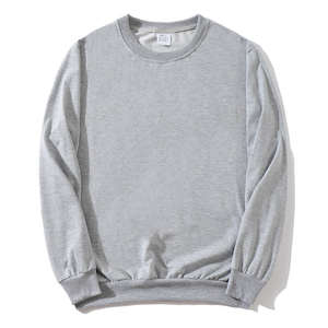 Sweat-shirt à manches longues surdimensionné en coton 100% personnalisé avec logo imprimé, broderie bon marché, uni, col rond, pour hommes - Product Image 6