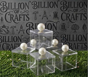 Vente en gros de pots de conservation alimentaire en plexiglas transparent, pour desserts, chocolats, fruits secs, dattes, cadeau pour la maison - Product Image 3