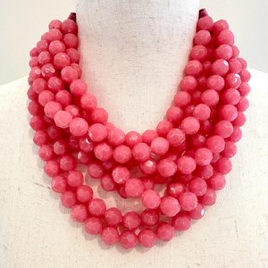 Collier confortable en résine de forme personnalisée, perles rondes, de qualité supérieure, idéal pour un cadeau de mariage, disponible à prix abordable par UO - Product Image 5