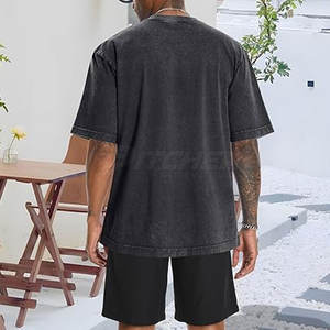 Camiseta de Moda con Lavado Ácido para Hombre, Estilo Premium, Transpirable, de Algodón, Informal, para Uso Diario - Product Image 5