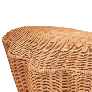 Hermosa Cesta de Almacenamiento de Mimbre con Forma de Concha Marina para Habitación Infantil, Cesta de Mimbre con Temática Oceánica, Soluciones de Almacenamiento para Guardería, Decoración Boho - Product Image 3