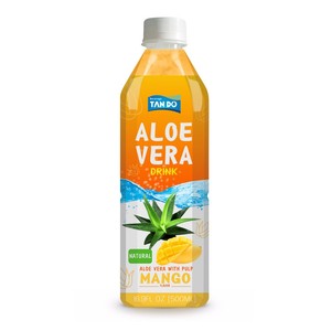 Jus de fruits aromatisé Tan Do Aloe Vera 500ml en bouteille PET, faible en gras, saveurs Ananas/Fruit de la Passion/Mangue/Noix de Coco, 10 Brix, à secouer, durée de conservation 24 mois - Product Image 3