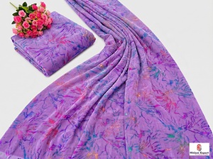 Soft Multicolor Foil Printed Velvet Fabric Premium Garments Dresses Kaftans Fashion Wear Home Textile OEM - Product Image 4
