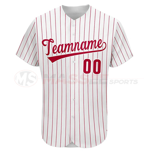 Ensemble uniforme de baseball personnalisé pour hommes : maillot et pantalon en polyester respirant, léger et de qualité supérieure, sublimation pour sports d'équipe - Product Image 5