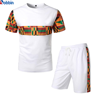 Conjunto Deportivo Informal Cómodo con Logotipo Personalizado, Conjunto de Pantalones Cortos para Hombre, Multicolor, 2 Piezas, Traje Deportivo para Verano y Otoño - Product Image 2