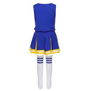 Tenue de pom-pom girl personnalisée avec logo, uniforme de cheerleading de haute qualité pour les événements scolaires, les événements sportifs et les spectacles sur scène - Product Image 4