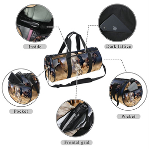 Bolsa Deportiva Moderna con Estampado Geométrico de Galaxia, Cierre de Cremallera, Asa Suave, Unisex, Informal, 20L, Material de Poliéster - Product Image 6