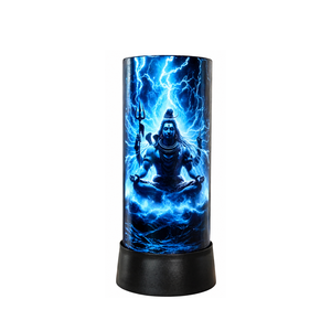Lord Shiva LED Table Lamp Divine Meditation Night Light Spiritual Acrylic Desk Lamp Bedroom Living Room Home <b>Decor</b> Gift <b>Lighting</b> - Product Image 1