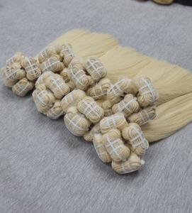 Extensions de cheveux humains de qualité supérieure, blondes, lisses, en mèches, avec pointes pleines, qualité premium pour bébés, fourniture directe usine - Product Image 3