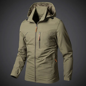 Veste coupe-vent pour homme de haute qualité, hiver 2026, chaude, respirante, légère, logo personnalisable sur le devant, fonctionnalités OEM - Product Image 5