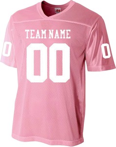 Maillot de football américain personnalisé en tissu mesh, impression par transfert thermique, fournisseur OEM, respirant, séchage rapide, pour équipe professionnelle - Product Image 5