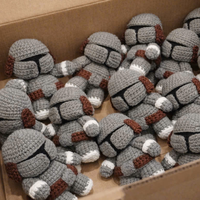 Poupée Amigurumi Classique Faite Main au Crochet, Jouet en Laine Tricoté Personnalisé, Cadeau Décoratif, Vente en Gros, Fabriqué au Vietnam TUYET DUNG 3D