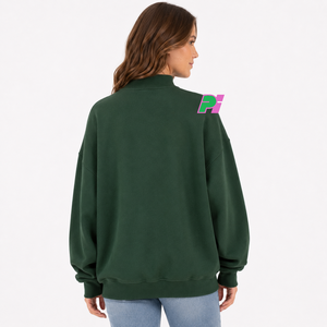 Sweat-shirt à col montant pour femme avec inscription TENNESSEE et appliqué carte, épais et lourd, idéal pour l'hiver - Product Image 4