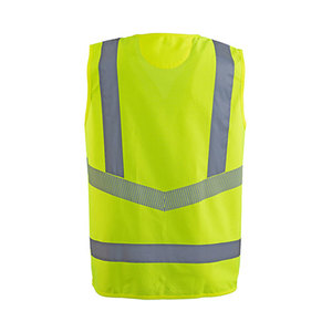 Wholesale High Visibility Reflective Safety Vest Security Engineer Workwear Construction Road Work Safety Zipper Vest - Product Image 2