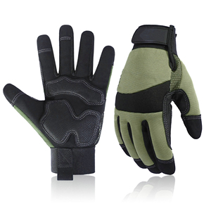 Guantes Mecánicos de Protección Flexibles Personalizados, Guantes de Seguridad de Cuero para Trabajos de Construcción - Product Image 2