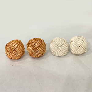 Manijas de ratán natural al por mayor para puertas interiores, la mejor opción en tiradores de madera decorativos para gabinetes - Product Image 4