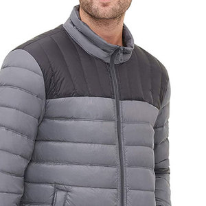 Veste à capuche matelassée de qualité supérieure, unisexe, couleur personnalisée, grande taille, chaude, couleur unie, respirante, patchwork, prix de gros - Product Image 4