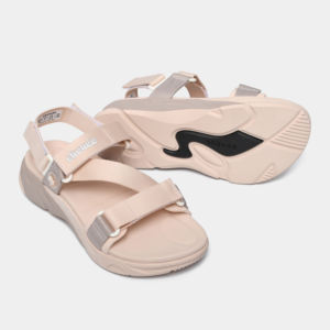 Sandales de sport roses pour femmes, légères, avec lanières croisées, talon amovible, empeigne en nylon, semelle intermédiaire en EVA - Product Image 3