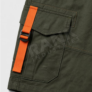 Lightweight Casual Wear Men Cargo Shorts Custom Logo Printing Best Design New Arrival Men Cargo Shorts For Sale - Product Image 5