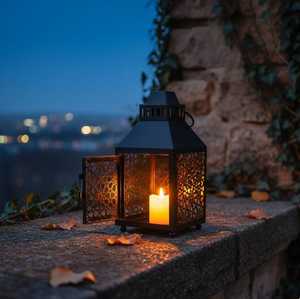 New Middle East Arabian Style Handmade Ironwork Metal Lantern Christmas Easter Decorative Home <b>Candle</b> <b>Holder</b> Portable Hollow - Product Image 6