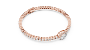 AADIHI JEWELS Bague pour homme plaquée or rhodié, diamant de laboratoire taille ovale, pierre latérale taille émeraude, certifiée IGI, luxe classique pour le quotidien - Product Image 5