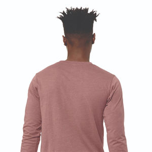 Camiseta de Verano Informal de Secado Rápido y Transpirable para Hombre, de Color Sólido, Manga Larga, 100% Algodón, Tejido de Punto, Frente Liso Personalizable - Product Image 6