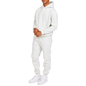 Ensemble de survêtement sportif pour homme de haute qualité, coupe ajustée, respirant, avec logo personnalisé, deux pièces, pour la salle de sport et la course à pied - Product Image 3